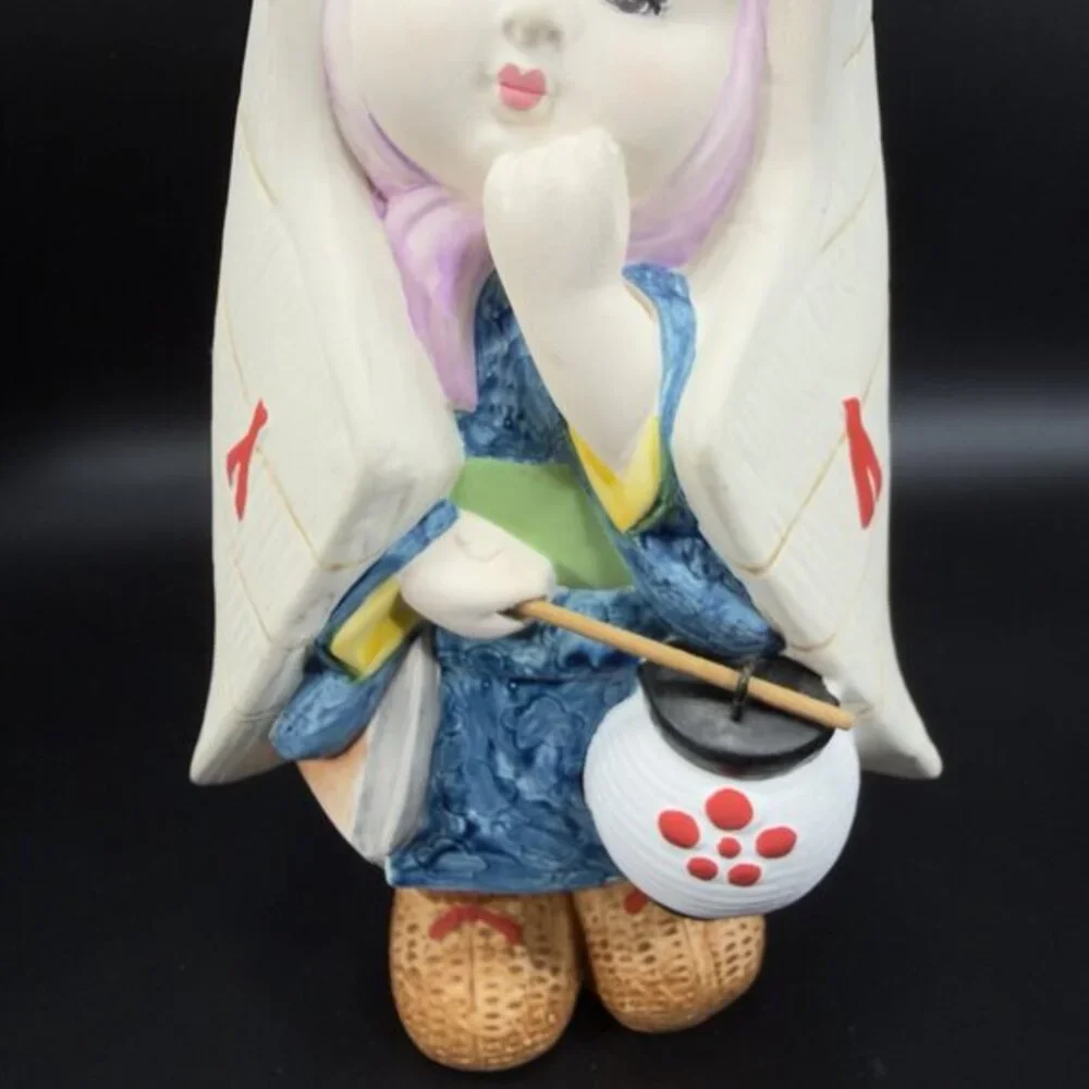 Vintage Japanese Porcelain Bisque‎ Doll Figure Ceramic Whimsical Made In Japan